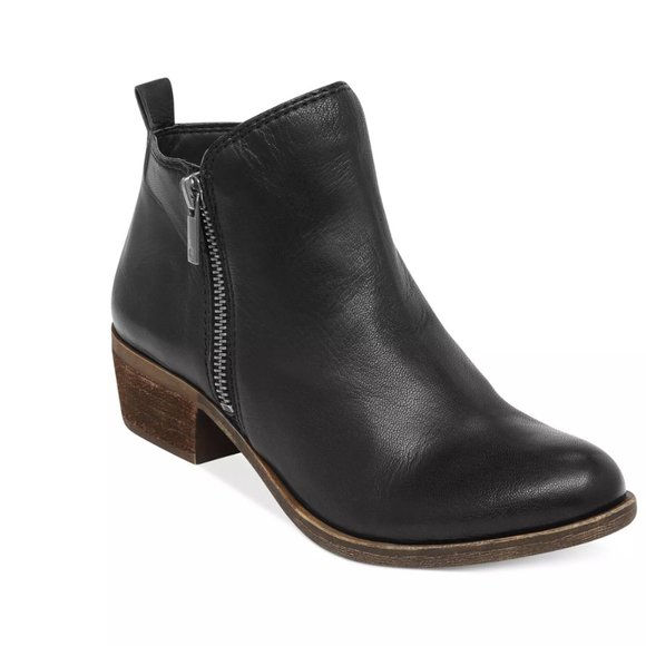 Lucky Brand Shoes - Lucky Brand Women's Basel Leather Booties Black Size 9